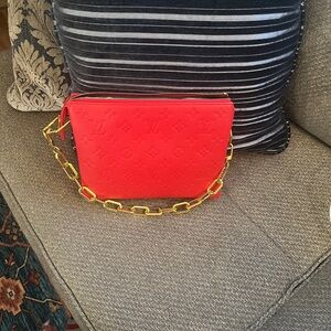 Non branded red purse never used